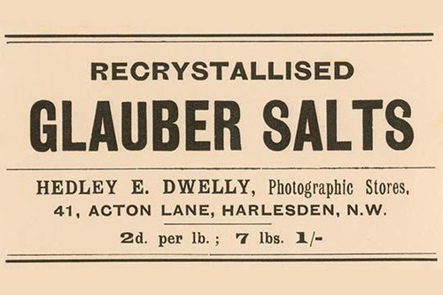 Recrystallized Glauber Salts