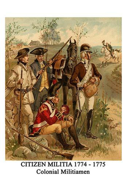 Citizen Militia 1774 - 1775 Colonial Militiamen