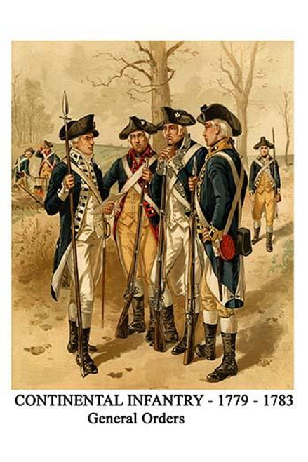 Continental Infantry - 1779 - 1783 General Orders