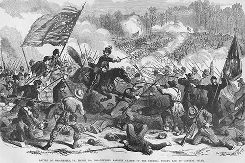 Battle of Winchester, Virginia; a charge led by General Tyler