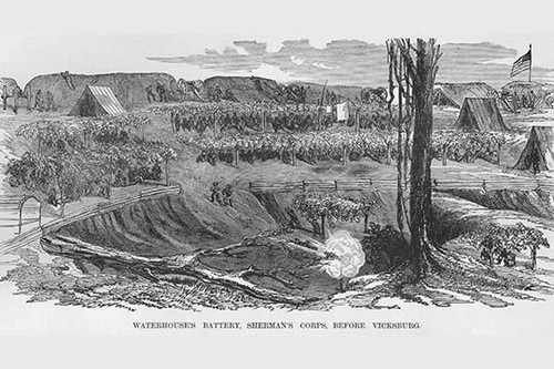 Waterhouse's Battery Before Vicksburg