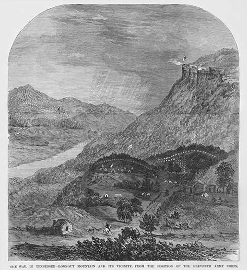 Lookout Mountain in Confederate Hands