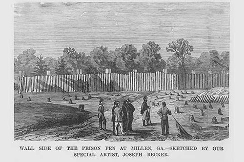 Prison Stockade at Millen, Georgia