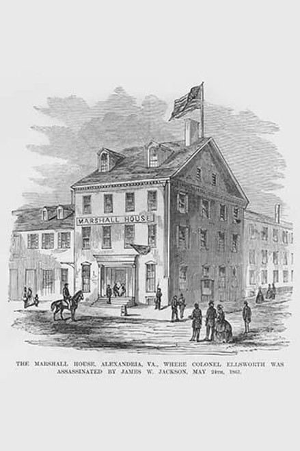 Marshall House where Colonel Ellsworth was killed