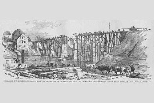 Rebuilding the Railroad Bridge across the Rappahannock