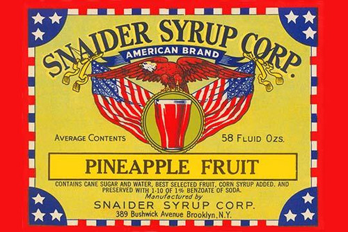 Snaider Syrup Corp. Pineapple Fruit