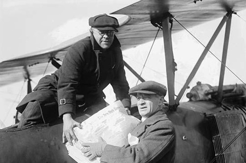 New York Times Delivered to DC by Plane