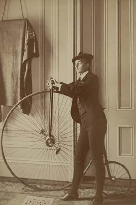 Inside the house with a Penny Farthing Bicycle