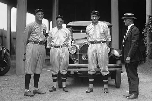 Baseball Players Ty Cobb, Milan, Johnson, Eddie Black