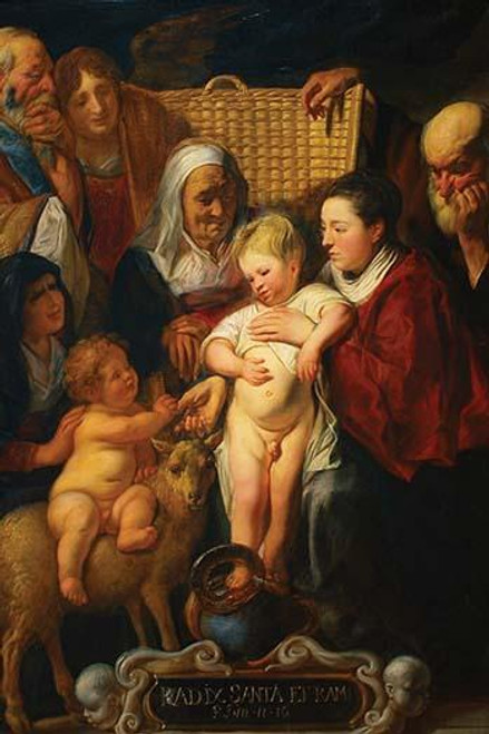 The Holy Family with Saint Anne & the Young Baptist & His Parents