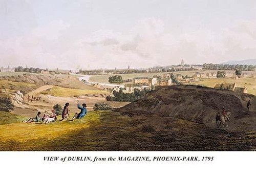 View of Dublin, from the Magazine, Phoenix-Park, 1795