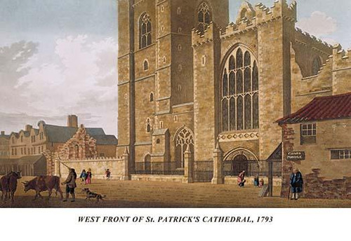 West Front of St. Patrick's Cathedral, 1793