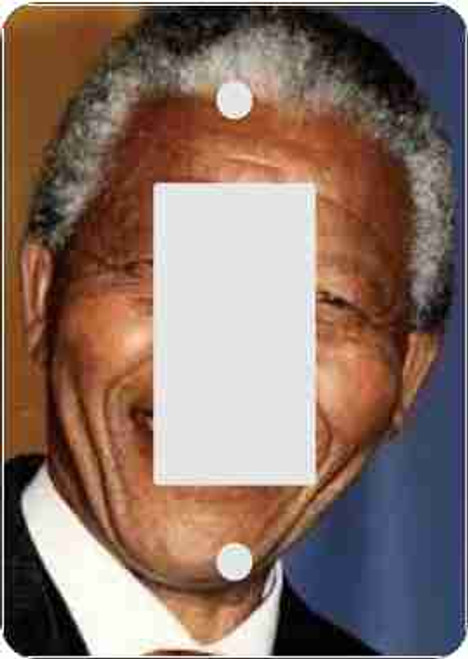 Mandela Rocker Switch Plate (African American Rocker Switch Plate)