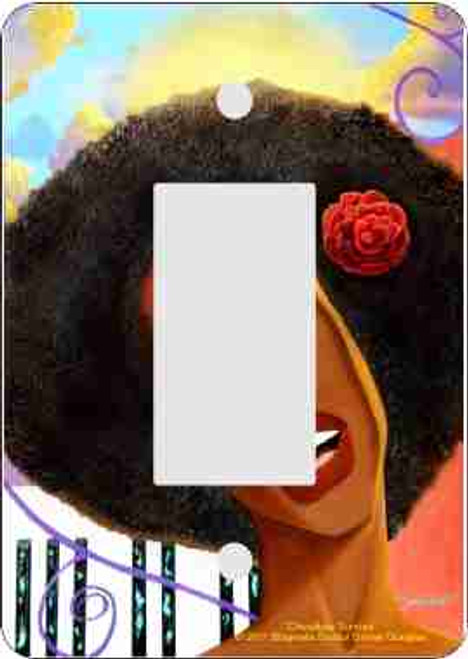 Chocolate Sunrise Rocker Switch Plate (African American Rocker Switch Plate)