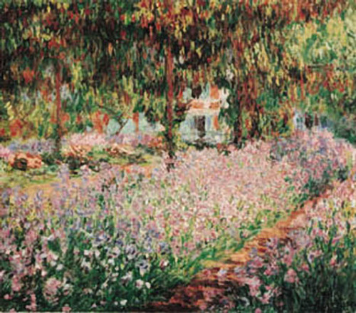 Garden At Giverny Poster