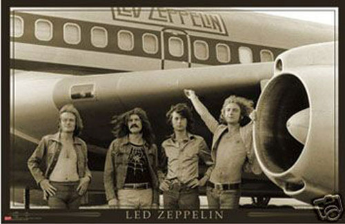 Led Zeppelin Plane Poster