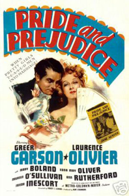 Pride and prejudice Laurence Olivier Poster