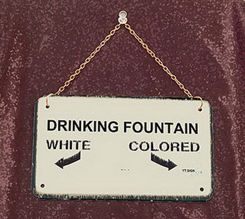 Drinking Fountain-Historical Sign Replica with chain