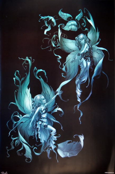 Two Fairies Poster