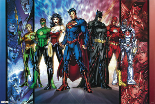 DC Comics Heroes Poster
