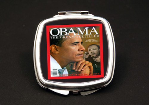 Obama-The Dream Dual Mirror Compact (African American Dual Mirror Compact)