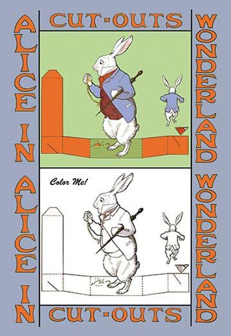 Alice in Wonderland: Late for an Important Date - Color Me!