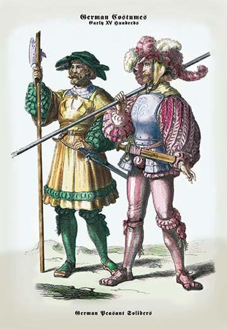 German Costumes: German Peasant Soldiers