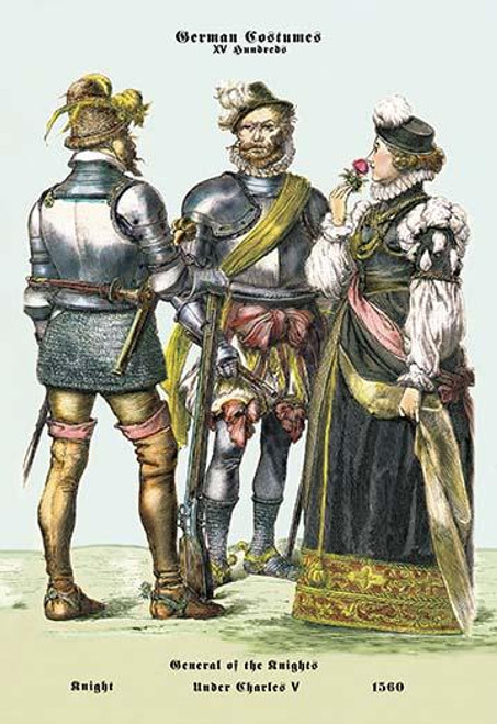 German Costumes: General of the Knights under Charles V