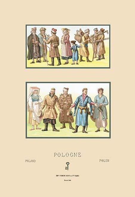 Costumes of Polish Commonfolk, Nineteenth Century