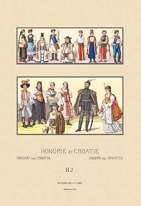 Fashions of Hungary and Croatia