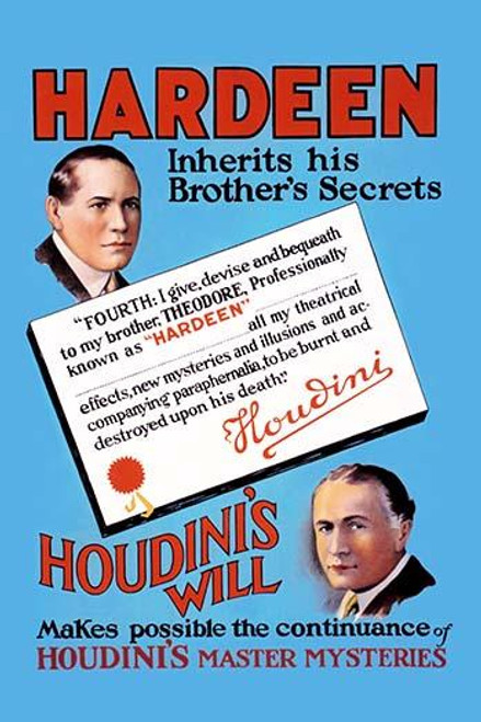 Hardeen inherits his brother's secrets