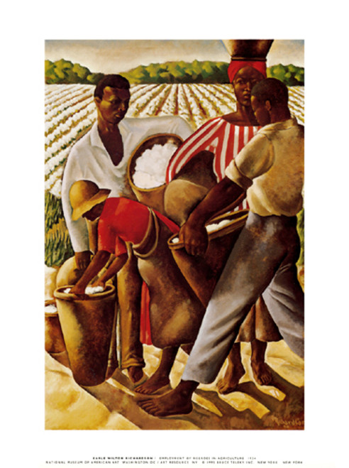 Employment of Negroes in Agriculture, 1934 (AKA: Cotton Pickers) (mini) Poster