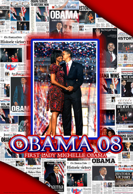 Barack and Michelle Obama Poster