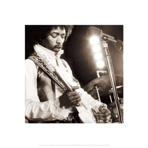 Jimi Hendrix: Guitar Poster