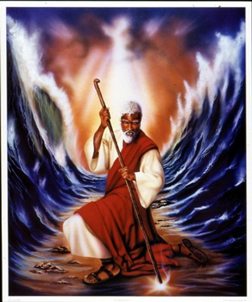 Moses Parting the Red Sea Poster