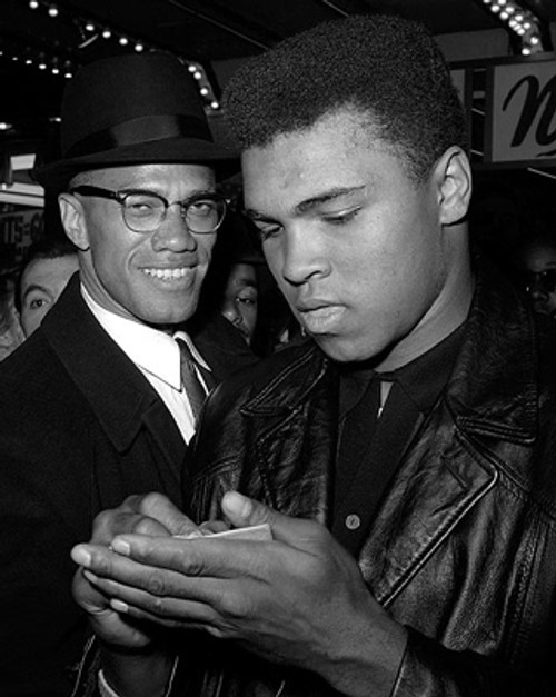 Muhammad Ali and Malcolm X, NYC, March 1, 1964 Poster