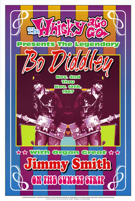 Bo Diddley, 1967: Whisky-A-Go-Go, Los Angeles Poster