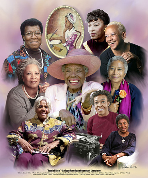 Again I Rise: African American Queens of Literature Poster