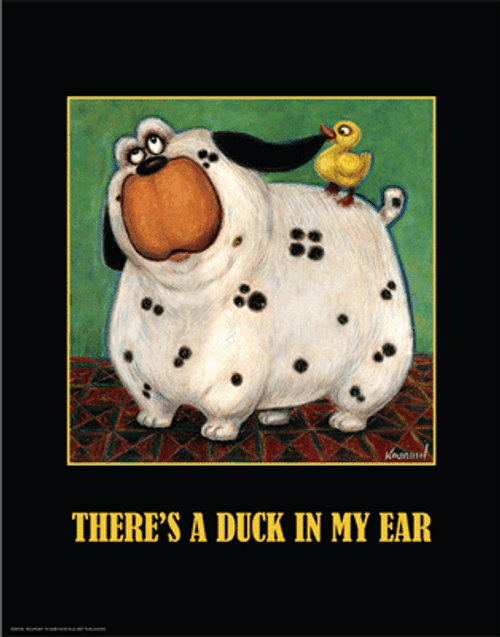 There's a Duck in My Ear Poster