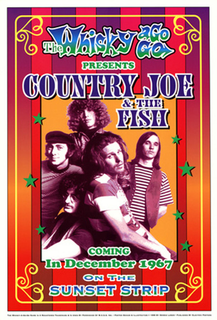 Country Joe and the Fish, 1967: Whisky-A-Go-Go, Los Angeles Poster