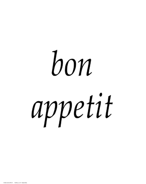 Bon Appetit Poster