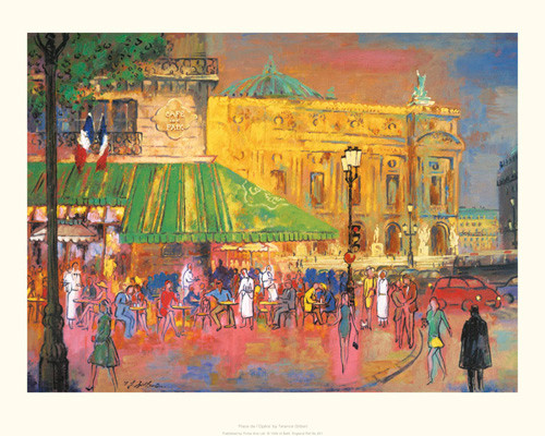 Place de l'Opera Poster