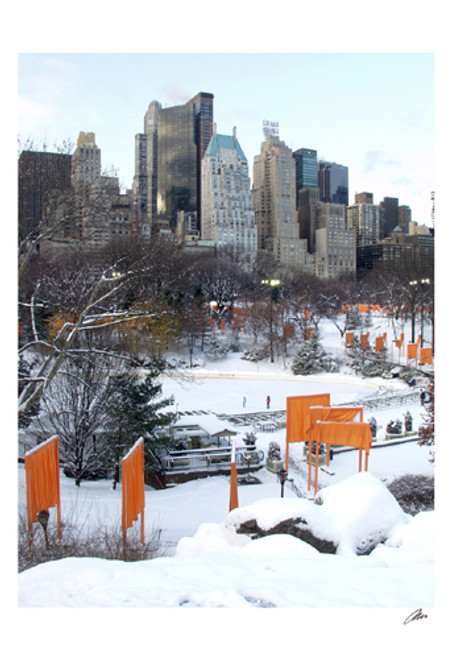 The Gates & Wollman Rink, Central Park Poster