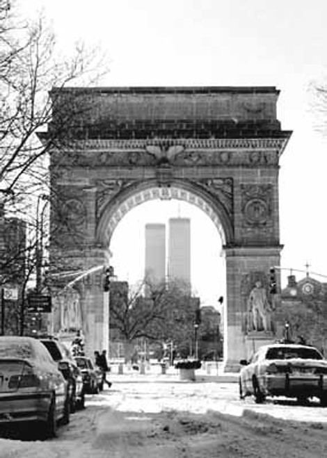 Washington Square Arch (b&w) Poster