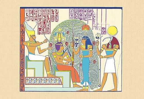 Atum, Ramses II and Sefekh