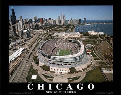 Chicago, Illinois - New Soldier Field Poster