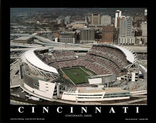 Cincinnati, Ohio - Bengals at Paul Brown Stadium Poster