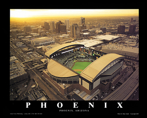Phoenix, Arizona - Diamondbacks Stadium Poster