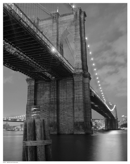 Brooklyn Bridge Shadow Poster