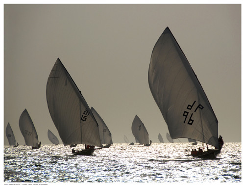 Sailboat Silhouette Poster